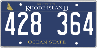 RI license plate 428364
