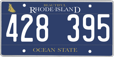 RI license plate 428395