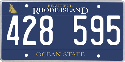 RI license plate 428595