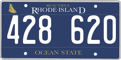 RI license plate 428620