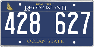 RI license plate 428627