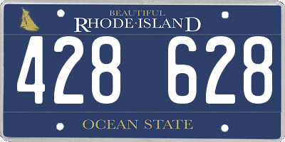 RI license plate 428628