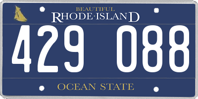 RI license plate 429088