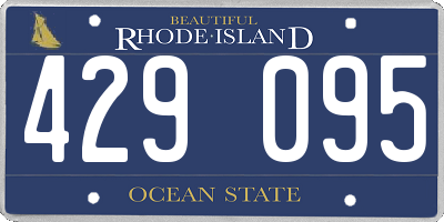 RI license plate 429095