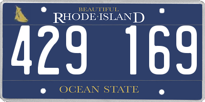RI license plate 429169