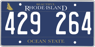 RI license plate 429264