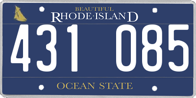 RI license plate 431085