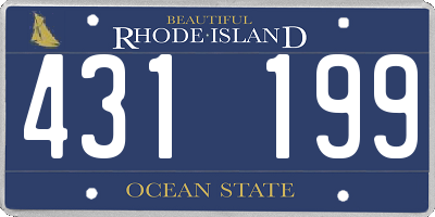 RI license plate 431199
