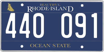 RI license plate 440091