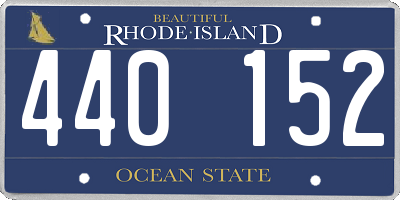 RI license plate 440152