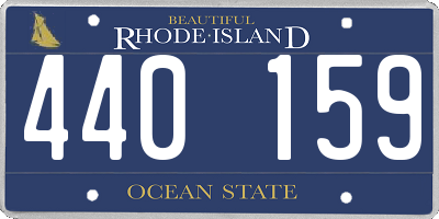 RI license plate 440159