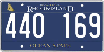 RI license plate 440169
