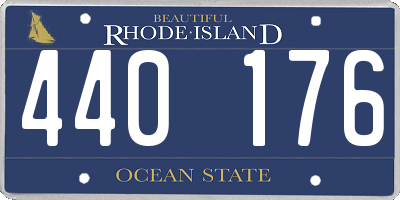 RI license plate 440176