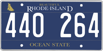 RI license plate 440264