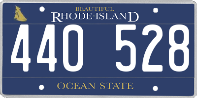 RI license plate 440528