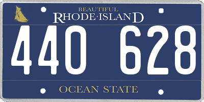 RI license plate 440628