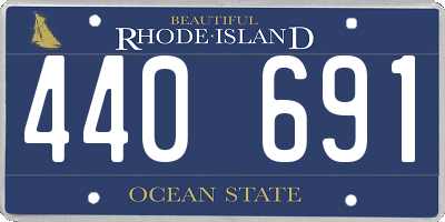 RI license plate 440691