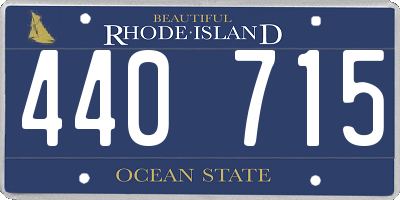 RI license plate 440715