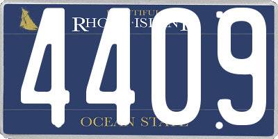 RI license plate 4409