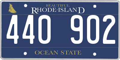 RI license plate 440902