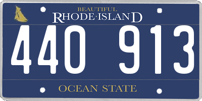 RI license plate 440913