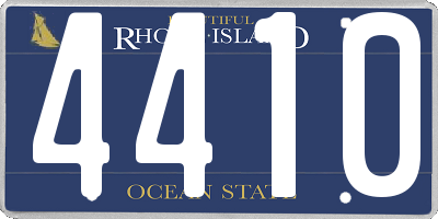 RI license plate 4410