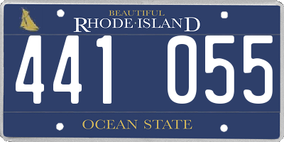 RI license plate 441055