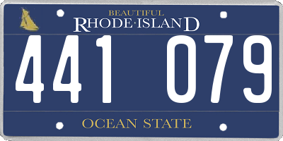 RI license plate 441079
