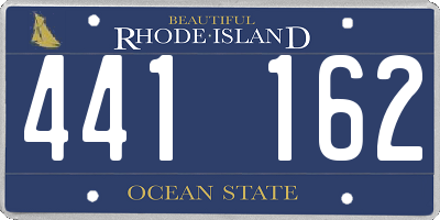 RI license plate 441162