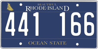 RI license plate 441166