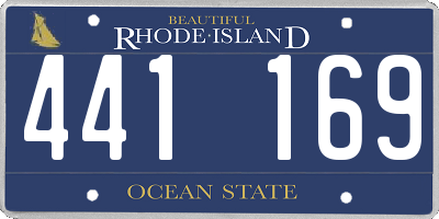 RI license plate 441169