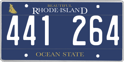 RI license plate 441264