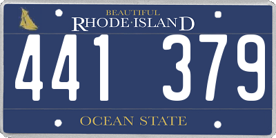 RI license plate 441379