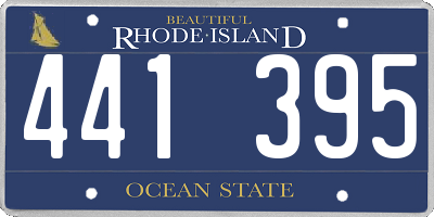 RI license plate 441395