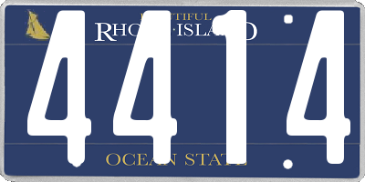 RI license plate 4414