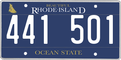 RI license plate 441501