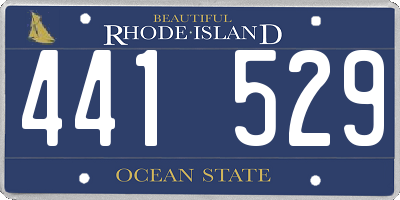 RI license plate 441529
