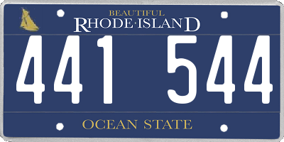 RI license plate 441544