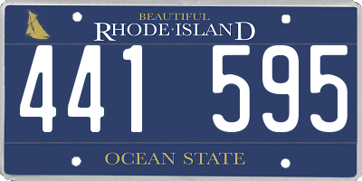 RI license plate 441595