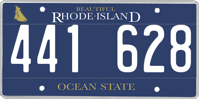 RI license plate 441628