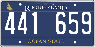 RI license plate 441659