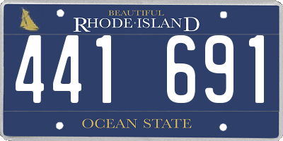 RI license plate 441691
