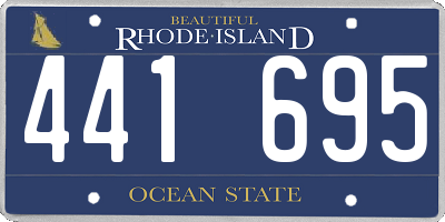 RI license plate 441695