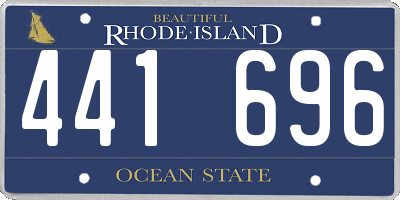 RI license plate 441696