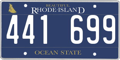 RI license plate 441699