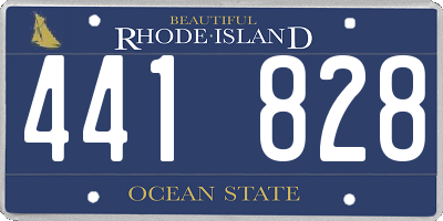 RI license plate 441828
