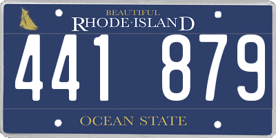 RI license plate 441879