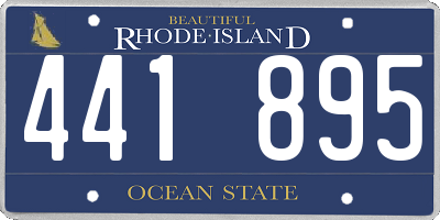 RI license plate 441895