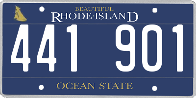 RI license plate 441901