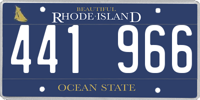 RI license plate 441966